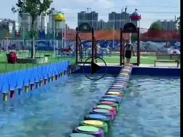 水上樂園提前布局施工